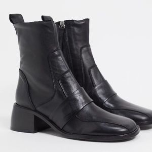 ASOS Design Almond Leather Boots